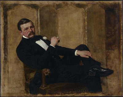 Portret van een man door Jan van Beers